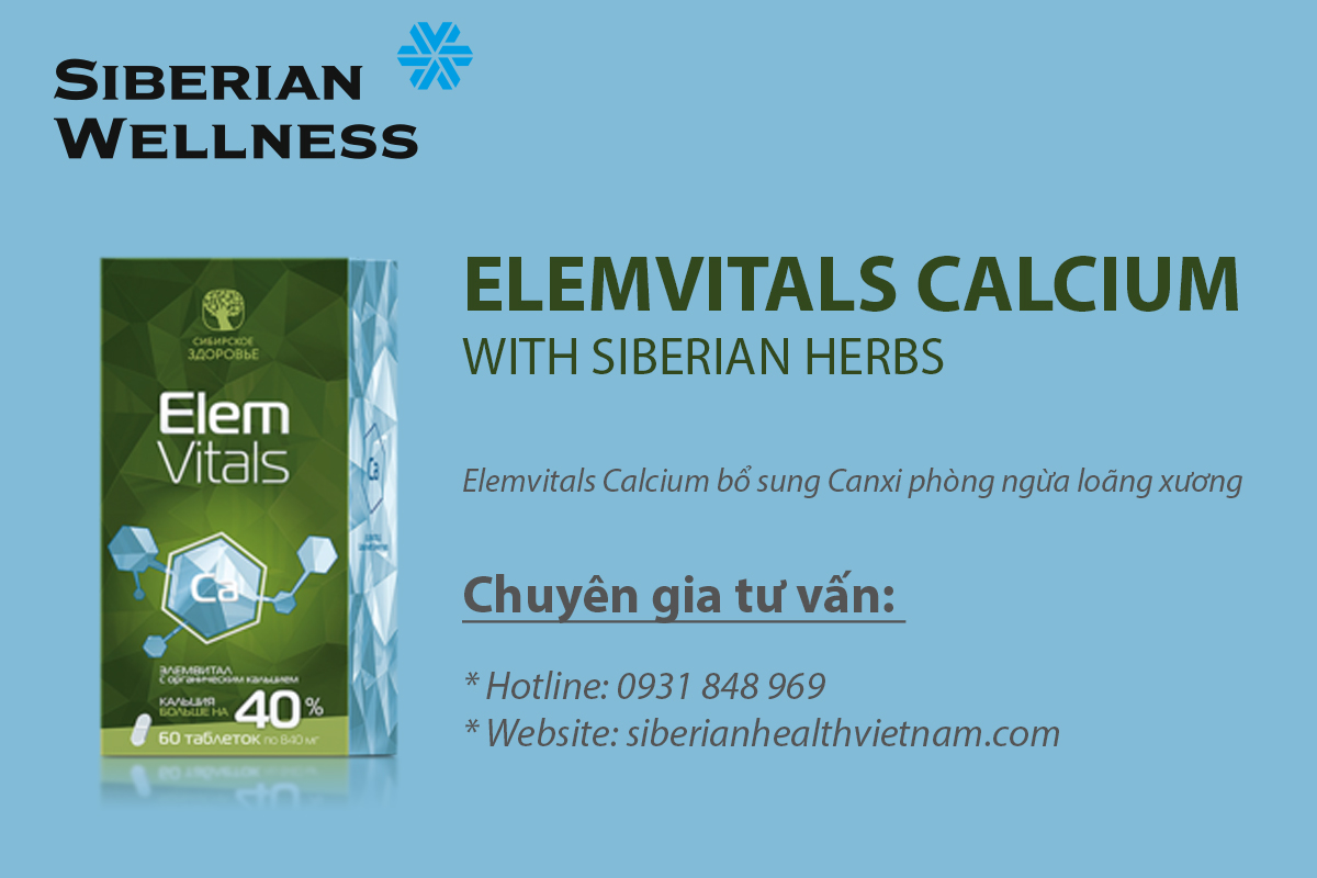 Video giới thiệu sản phẩm Elemvitals Calcium (Elem Vitals Ca) của Siberian Wellness