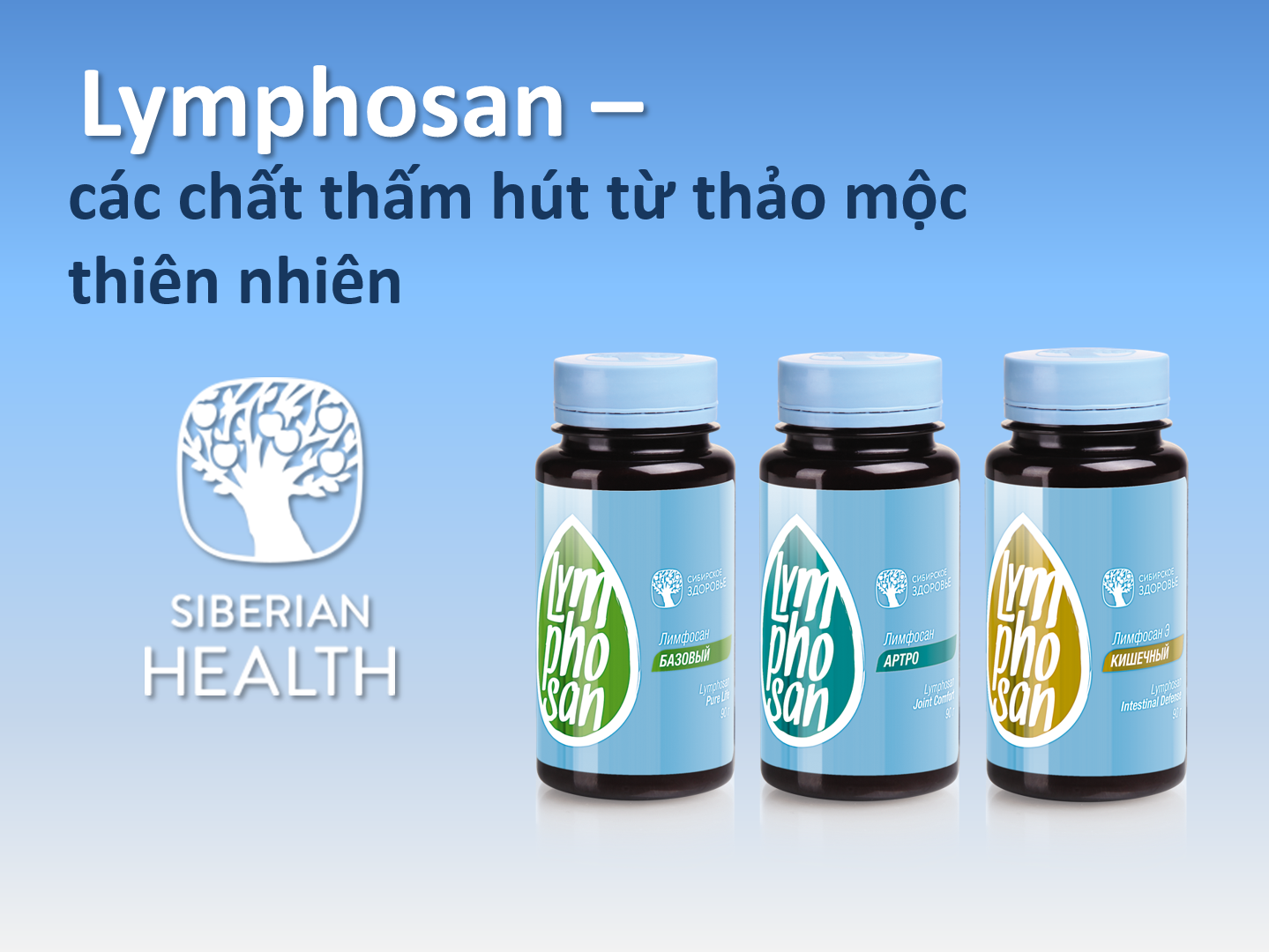 Video hướng dẫn sử dụng sản phẩm Lymphosan của Siberian Wellness